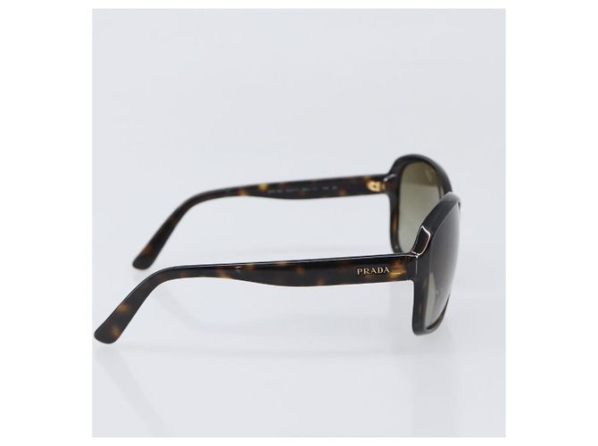PRADA Sonnenbrille Kunststoff Braun Goldfarben Auth BA15543 - Ansicht 4