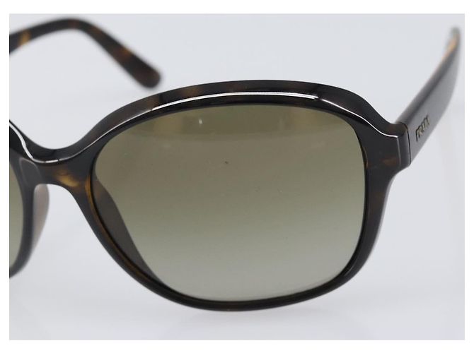 PRADA Sonnenbrille Kunststoff Braun Goldfarben Auth BA15543 - Ansicht 6