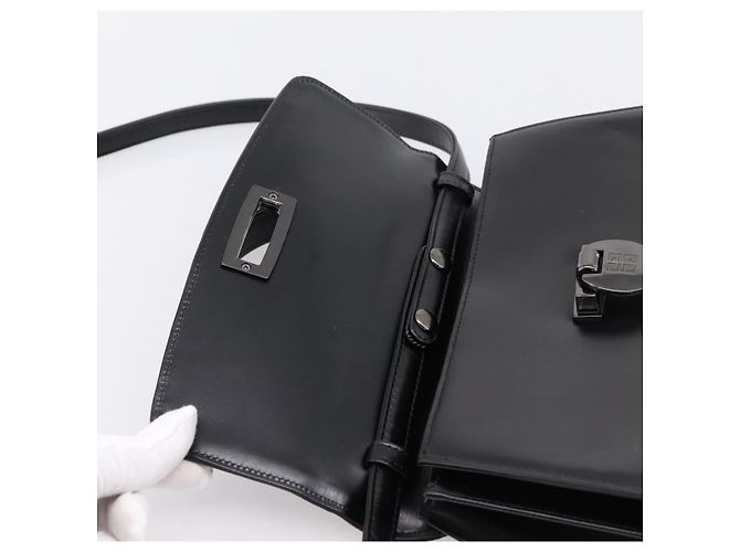 Sac à main GIVENCHY en cuir 2way Noir Auth BA15552A - vue 10