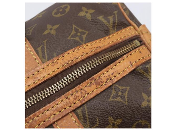LOUIS VUITTON Monogram Sac Souple 35 Boston Bag M41626 LV Auth 202770 Monogramme - vue 10