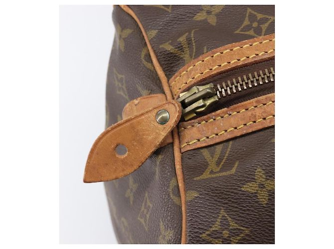 LOUIS VUITTON Monogram Sac Souple 35 Boston Bag M41626 LV Auth 202770 Monogramme - vue 11