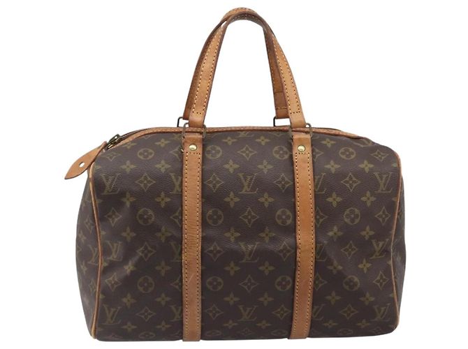 LOUIS VUITTON Monogram Sac Souple 35 Boston Bag M41626 LV Auth 202770 Monogramme - vue 13