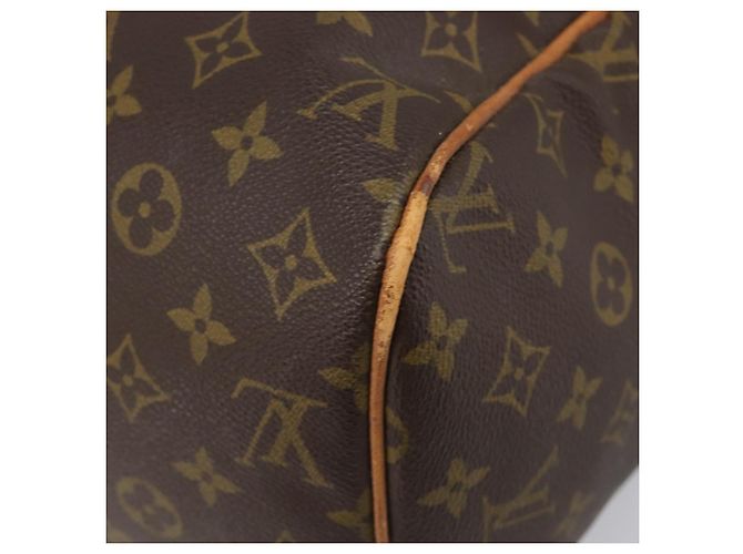 LOUIS VUITTON Monogram Sac Souple 35 Boston Bag M41626 LV Auth 202770 Monogramme - vue 17