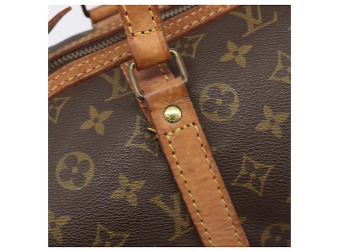 LOUIS VUITTON Monogram Sac Souple 35 Boston Bag M41626 LV Auth 202770 Monogramme - vue 20