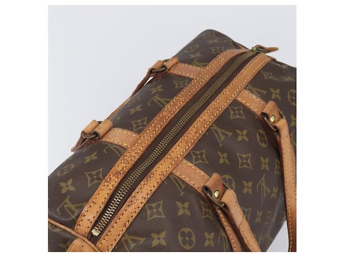 LOUIS VUITTON Monogram Sac Souple 35 Boston Bag M41626 LV Auth 202770 Monogramme - vue 6