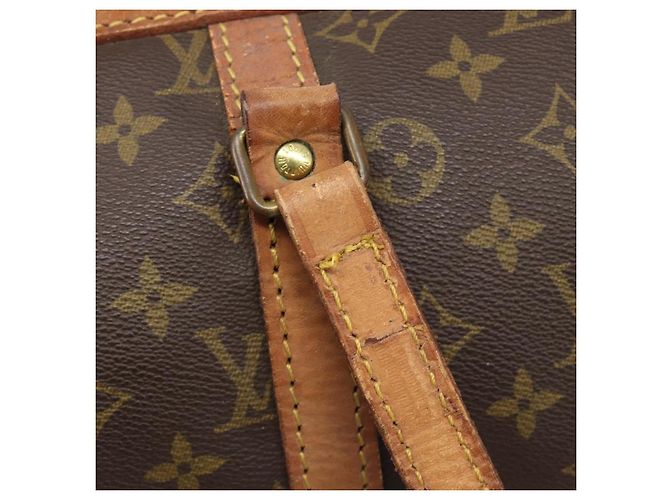 LOUIS VUITTON Monogram Sac Souple 35 Boston Bag M41626 LV Auth 202770 Monogramme - vue 8