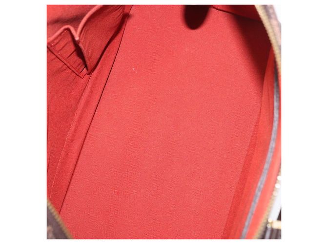 Bolso de mano LOUIS VUITTON Damier Ebene Alma PM N53151 LV Auth 204034V - vista 10