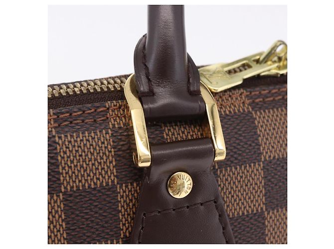Bolso de mano LOUIS VUITTON Damier Ebene Alma PM N53151 LV Auth 204034V - vista 26