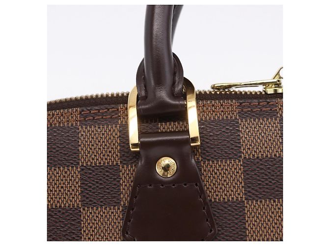 Bolso de mano LOUIS VUITTON Damier Ebene Alma PM N53151 LV Auth 204034V - vista 28