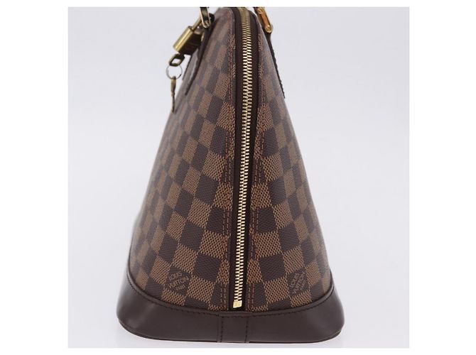 Bolso de mano LOUIS VUITTON Damier Ebene Alma PM N53151 LV Auth 204034V - vista 3