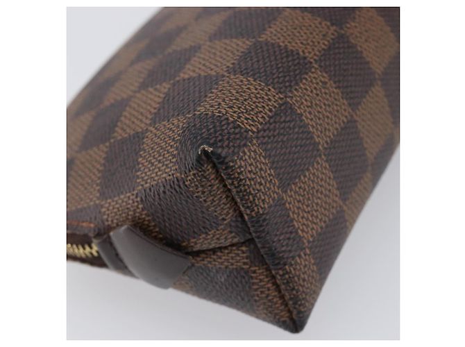 LOUIS VUITTON Damier Ebene Pochette Cosmetic PM Pouch N47516 LV Auth 204602 - vista 16