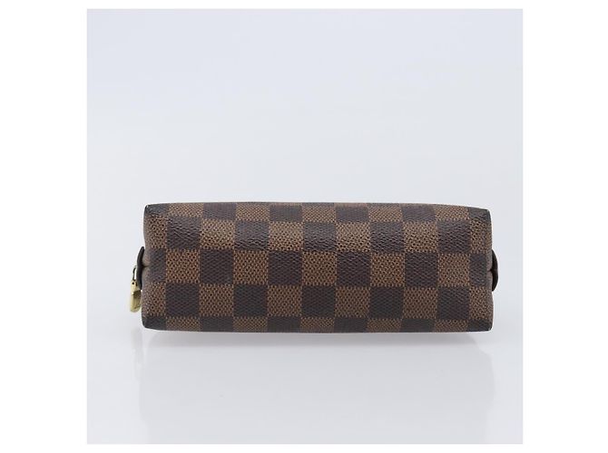 LOUIS VUITTON Damier Ebene Pochette Cosmetic PM Pouch N47516 LV Auth 204602 - vista 6