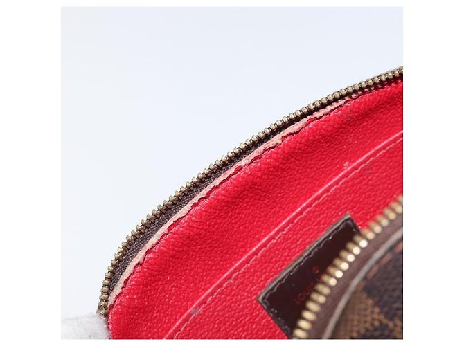 LOUIS VUITTON Damier Ebene Pochette Cosmetic PM Pouch N47516 LV Auth 204602 - vista 9