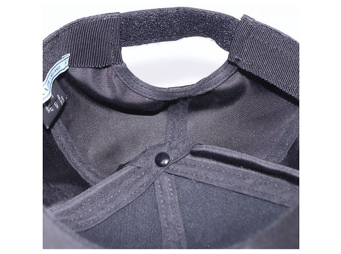 Casquette PRADA Nylon Black White Auth ar14198 Noir Blanc - vue 11