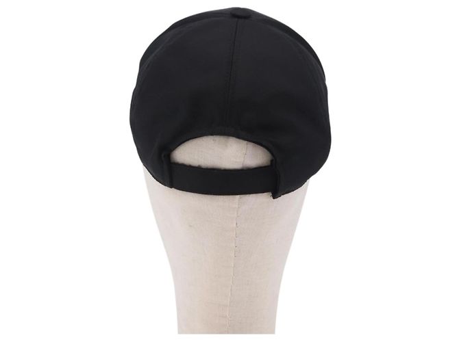 Casquette PRADA Nylon Black White Auth ar14198 Noir Blanc - vue 2