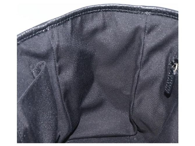 GUCCI GG Canvas Handtasche Schwarz Goldfarben 145810 Auth 204666V - Ansicht 21