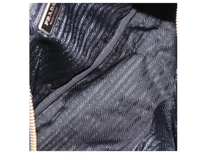 PRADA Venice Tote Bag Nylon Leather Multicolor Gold Auth am12575V Multiple colors Golden - view 10