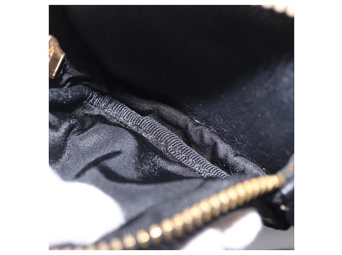 PRADA Venice Tote Bag Nylon Leather Multicolor Gold Auth am12575V Multiple colors Golden - view 28