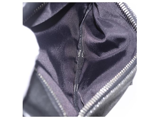 Riñonera CHANEL Sports Line Canvas Negra Plata CC Auth 204767V Negro - vista 11