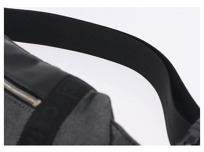 Riñonera CHANEL Sports Line Canvas Negra Plata CC Auth 204767V Negro - vista 14