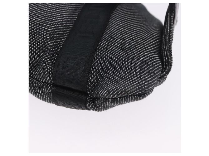 Riñonera CHANEL Sports Line Canvas Negra Plata CC Auth 204767V Negro - vista 17