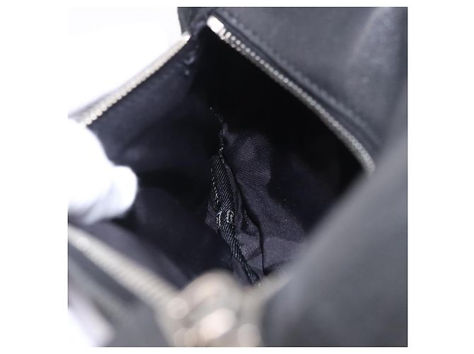 Riñonera CHANEL Sports Line Canvas Negra Plata CC Auth 204767V Negro - vista 21