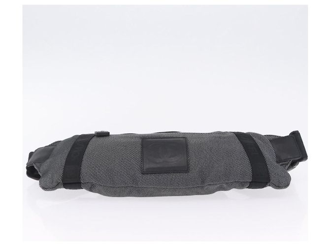 Riñonera CHANEL Sports Line Canvas Negra Plata CC Auth 204767V Negro - vista 5