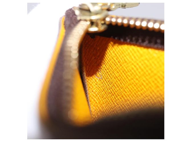 LOUIS VUITTON Monogram Groom Pochette Cles Portemonnaie Gelb M60033 Auth ar14221A Monogramm - Ansicht 11