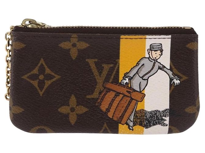 LOUIS VUITTON Monogram Groom Pochette Cles Portemonnaie Gelb M60033 Auth ar14221A Monogramm - Ansicht 13