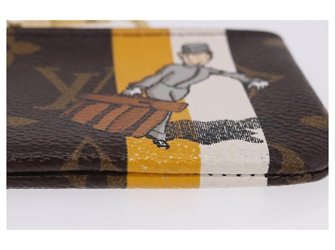 LOUIS VUITTON Monogram Groom Pochette Cles Portemonnaie Gelb M60033 Auth ar14221A Monogramm - Ansicht 14