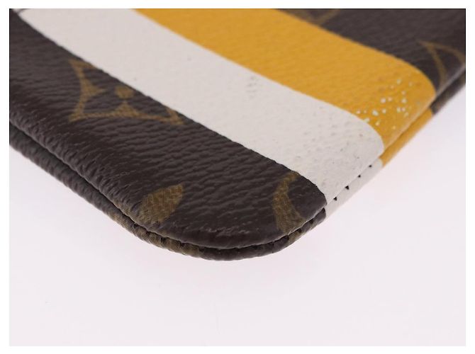 LOUIS VUITTON Monogram Groom Pochette Cles Portemonnaie Gelb M60033 Auth ar14221A Monogramm - Ansicht 17