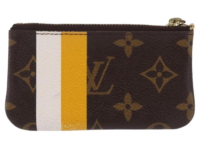 LOUIS VUITTON Monogram Groom Pochette Cles Portemonnaie Gelb M60033 Auth ar14221A Monogramm - Ansicht 2