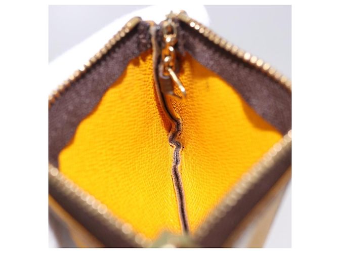 LOUIS VUITTON Monogram Groom Pochette Cles Portemonnaie Gelb M60033 Auth ar14221A Monogramm - Ansicht 21