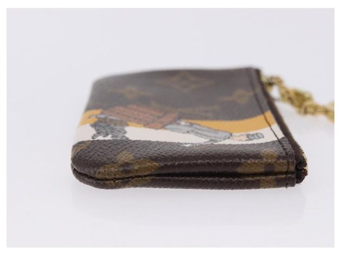 LOUIS VUITTON Monogram Groom Pochette Cles Portemonnaie Gelb M60033 Auth ar14221A Monogramm - Ansicht 4