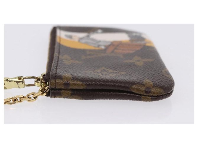 LOUIS VUITTON Monogram Groom Pochette Cles Portemonnaie Gelb M60033 Auth ar14221A Monogramm - Ansicht 5