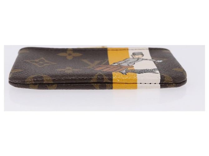 LOUIS VUITTON Monogram Groom Pochette Cles Portemonnaie Gelb M60033 Auth ar14221A Monogramm - Ansicht 6