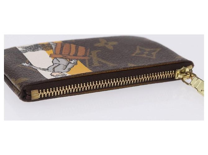 LOUIS VUITTON Monogram Groom Pochette Cles Portemonnaie Gelb M60033 Auth ar14221A Monogramm - Ansicht 7