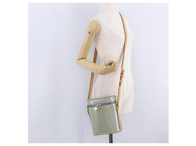 LOUIS VUITTON Monogram Vernis Sullivan Vertical Bag Lavande M91258 Auth 205822 - vista 31