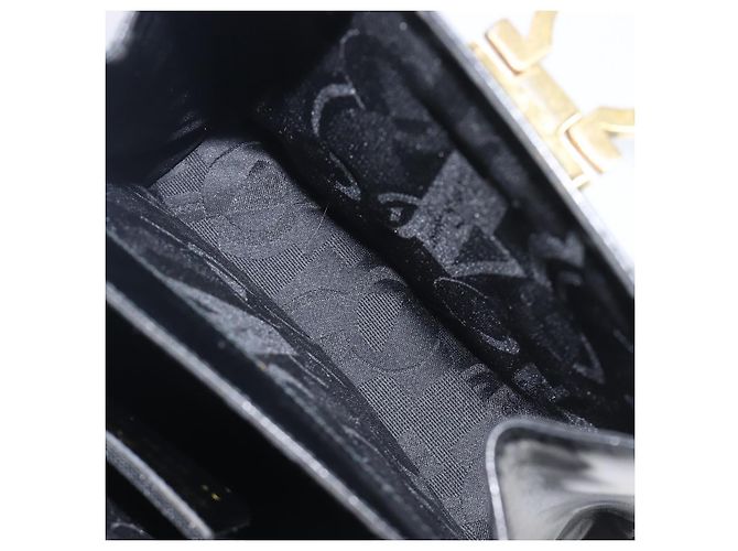 Borsa Salvatore Ferragamo Gancini in pelle 2way Nera Tono Oro Autentica 204629V Nero - vista 29