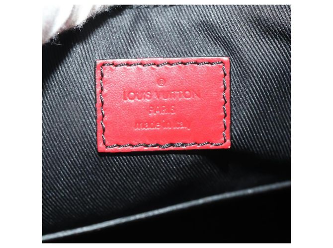 Bolsa LOUIS VUITTON Epi Keepall Bandouliere 50 Green Red Blue M55571 Auth 199362A Vermelho Azul Verde - vista 25