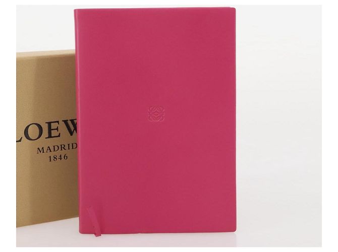 LOEWE Note Leather Paper Pink Auth 204770M - Ansicht 12