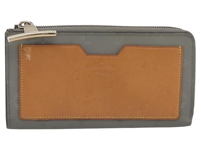 LOUIS VUITTON Monogram Titanium Portefeuille Cosmos Wallet M63237 LV Auth 204961 Castaño - vista 13