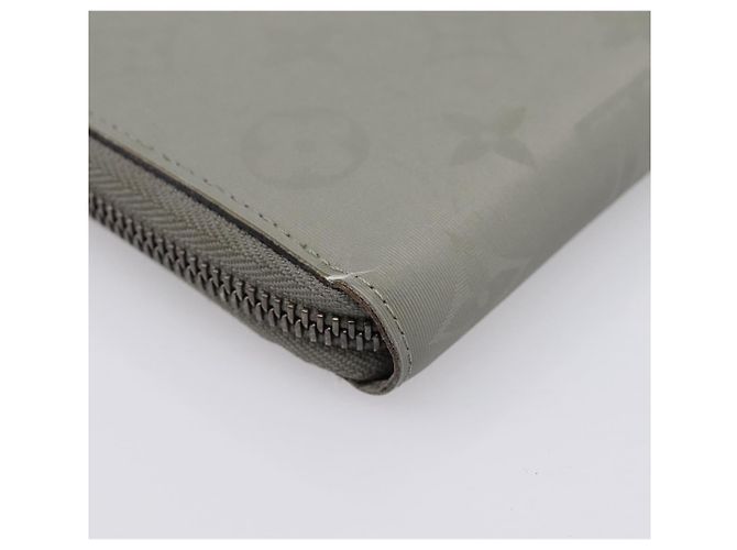 LOUIS VUITTON Monogram Titanium Portefeuille Cosmos Wallet M63237 LV Auth 204961 Castaño - vista 16