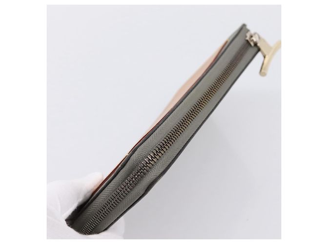 LOUIS VUITTON Monogram Titanium Portefeuille Cosmos Wallet M63237 LV Auth 204961 Castaño - vista 5