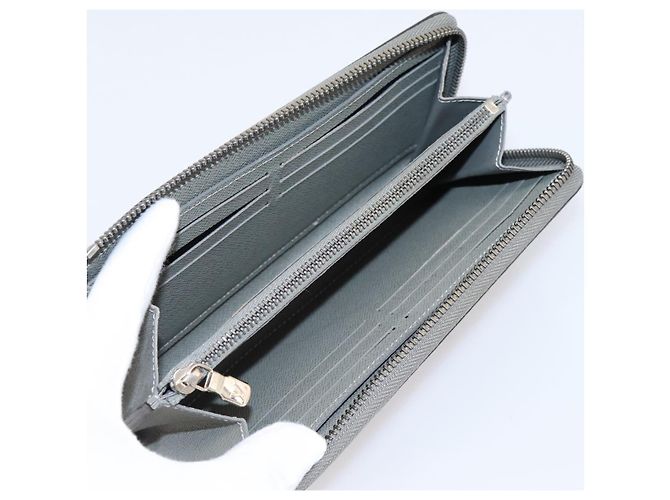 LOUIS VUITTON Monogram Titanium Portefeuille Cosmos Wallet M63237 LV Auth 204961 Castaño - vista 9