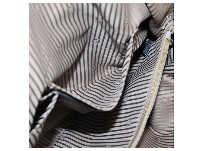 Borsa a mano FENDI Chameleon in pelle 2way Grigio Tono Oro 8BL110 Auth 198625A Marrone - vista 23
