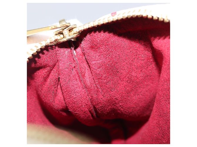 LOUIS VUITTON Monogram Multicolor Pochette MM Pouch White M60028 LV Auth 204245 - view 12