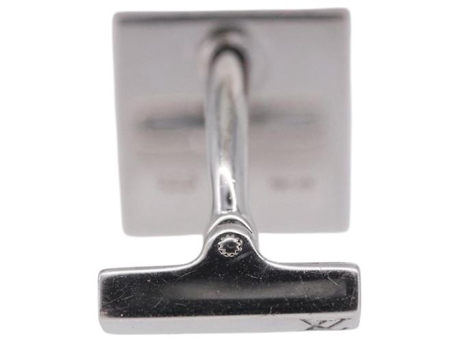 LOUIS VUITTON Manschettenknöpfe Digit Cuffs Ag925 Silver LV Auth bs36812 Silber - Ansicht 20