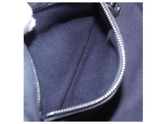 Borsa a mano PRADA Canapa Triangle Canvas 2way Navy Silver Auth 204765M Argento Blu navy - vista 28