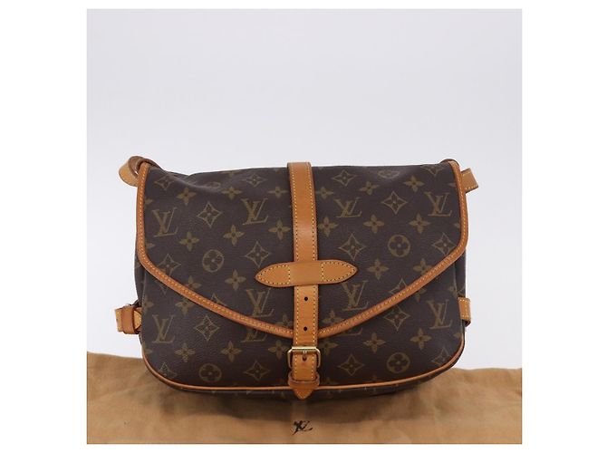 LOUIS VUITTON Sac à bandoulière Monogram Saumur 30 M42256 LV Auth 200894V Monogramme - vue 12